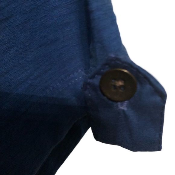 Kenneth Cole New York V Neck Pocket T-Shirt, 100% cotton in Caribbean Bl… - Picture 7 of 8